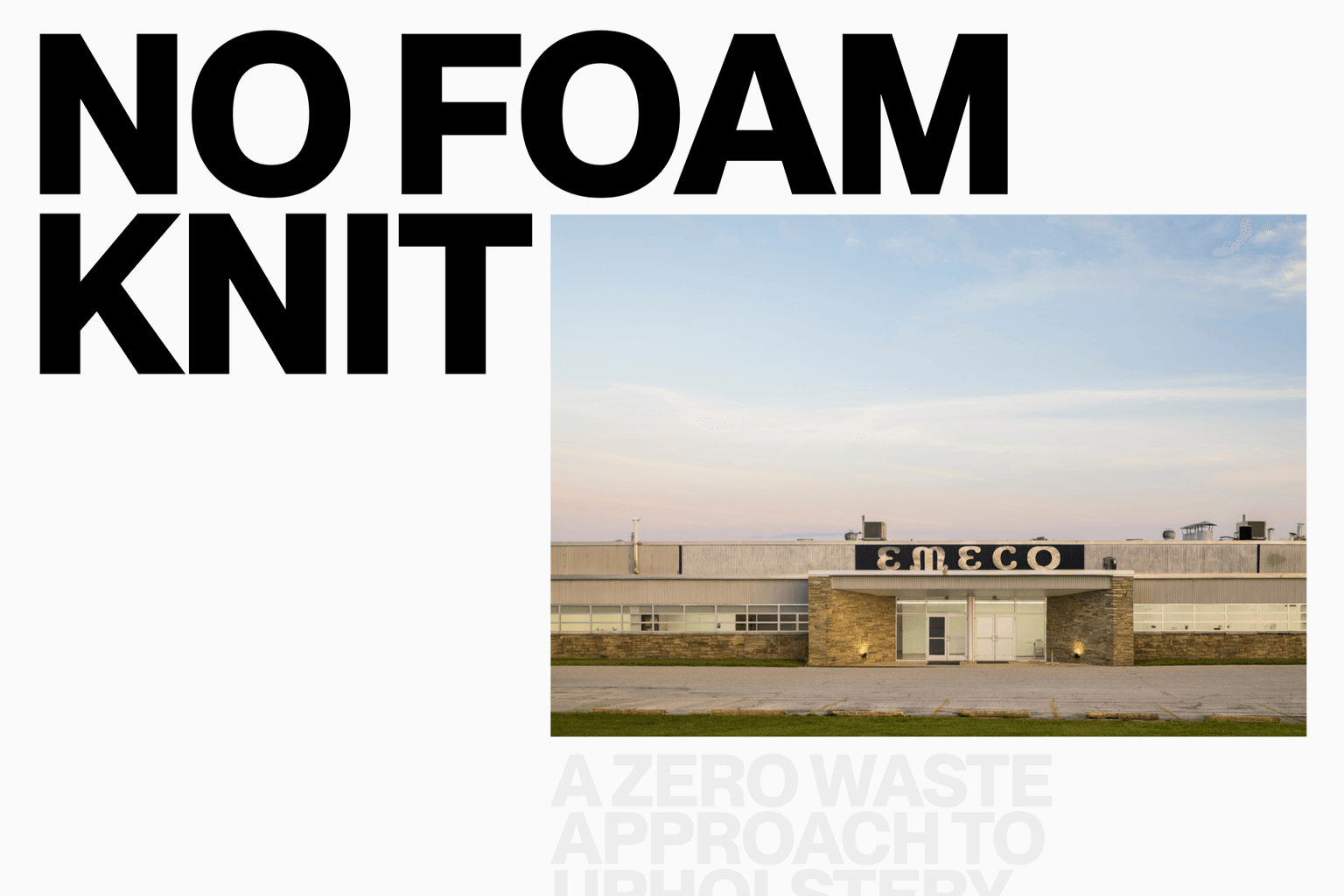 No Foam KNIT