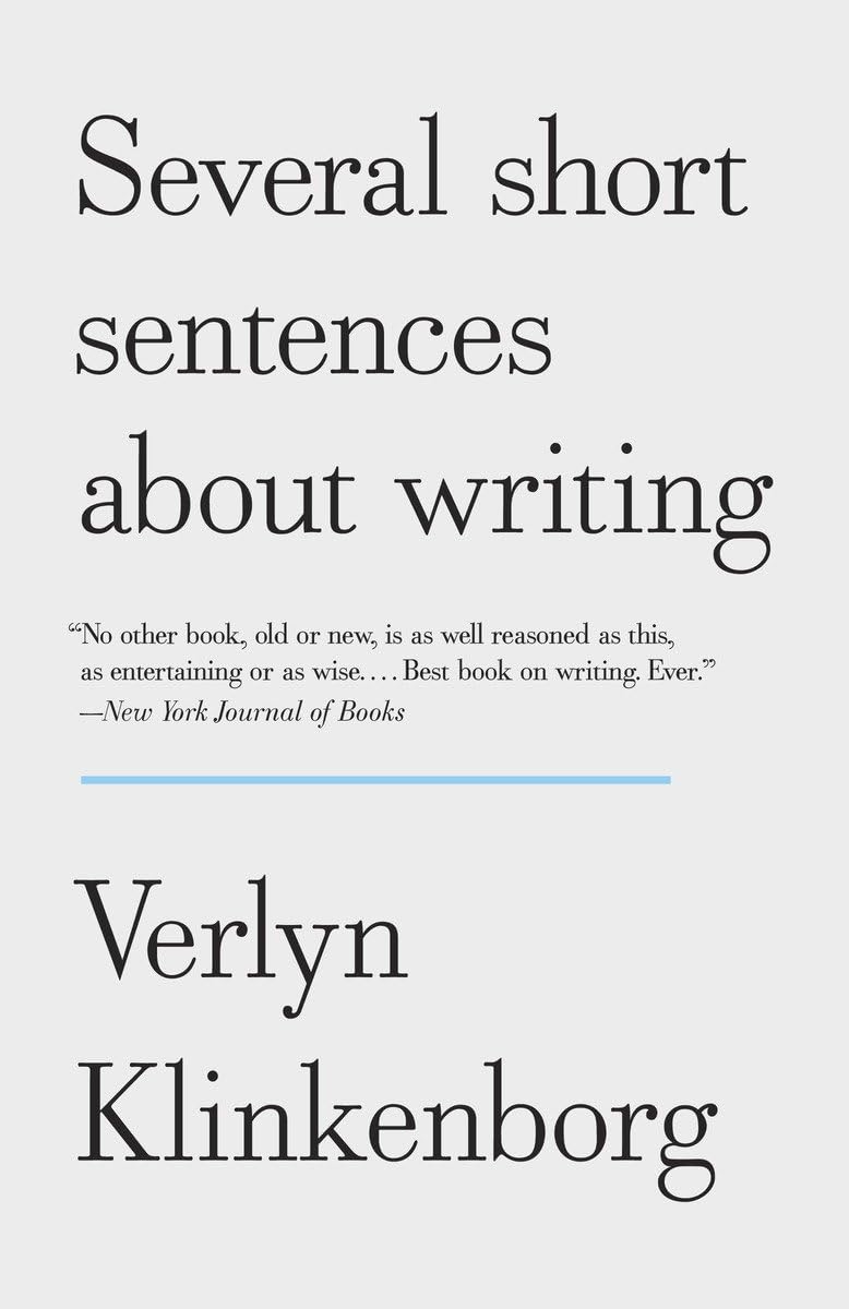 Several Short Sentences About Writing book notes